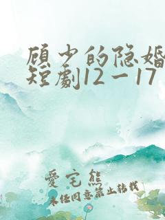 顾少的隐婚罪妻短剧12一17
