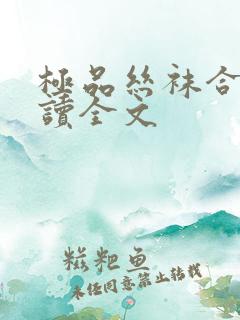 极品丝袜合集阅读全文