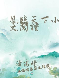 凤临天下小说全文阅读