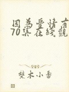 因为爱情有幸福70集在线观看