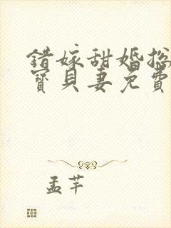 错嫁甜婚总裁的宝贝妻免费阅读结局