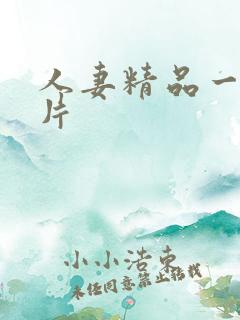 人妻精品一区毛片