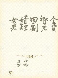 女婿回乡全村风光短剧免费的