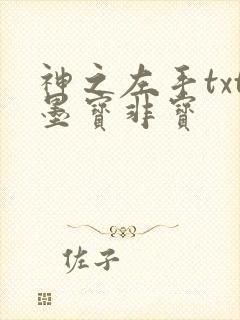 神之左手txt墨宝非宝