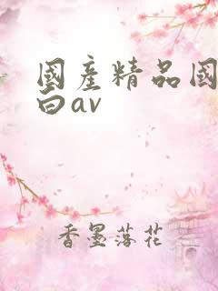 国产精品国语对白av