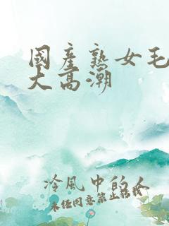 国产熟女毛多水大高潮