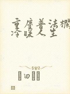 重庆普法栏目剧冷暖人生