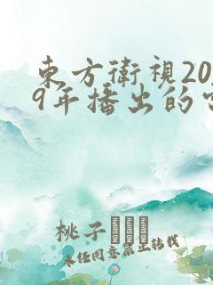 东方卫视2009年播出的电视剧