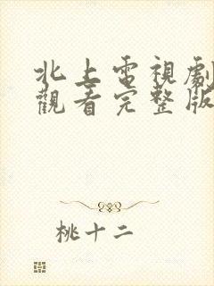 北上电视剧免费观看完整版在线观看免费版