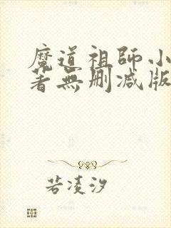 魔道祖师小说原著无删减版