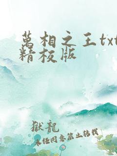 万相之王txt精校版