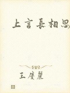 上言长相思