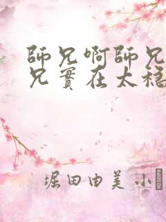 师兄啊师兄我师兄实在太稳健了
