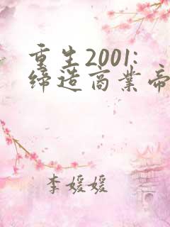 重生2001:缔造商业帝国