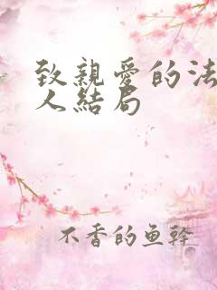 致亲爱的法官大人结局