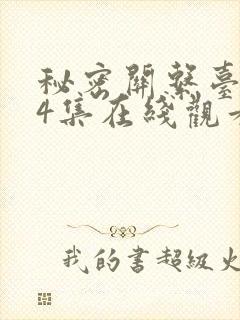 秘密关系台剧第4集在线观看免费