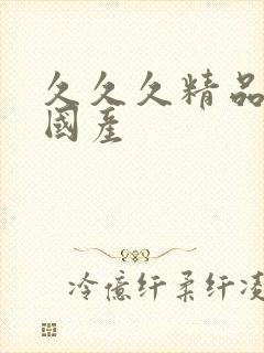 久久久精品99国产