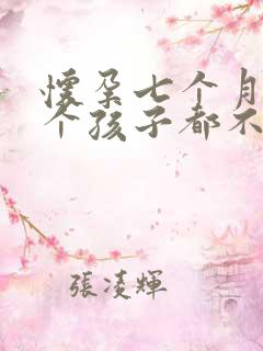 怀孕七个月,四个孩子都不是我的小说