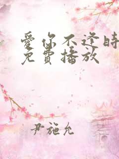 爱你不逢时短剧免费播放