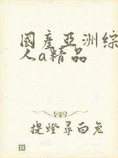 国产亚洲综合成人a精品