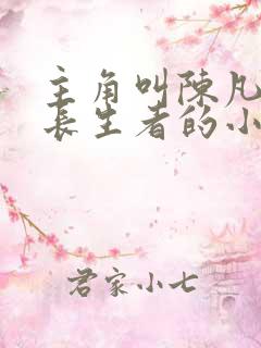 主角叫陈凡是个长生者的小说