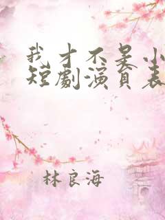 我才不是小可怜短剧演员表
