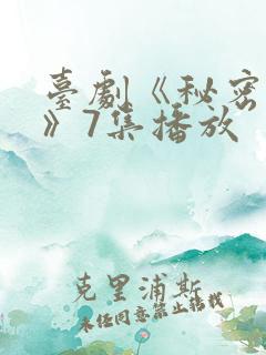 台剧《秘密关系》7集播放