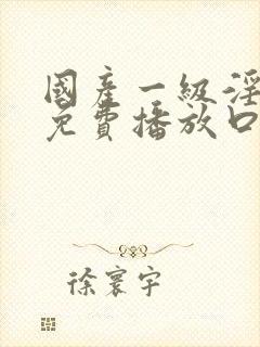 国产一级淫片a免费播放口之