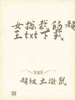 女总裁的超级兵王txt下载