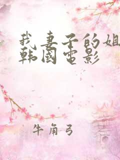 我妻子的姐姐3韩国电影