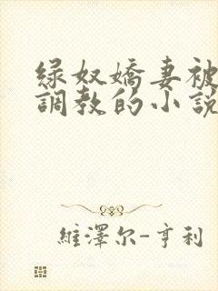 绿奴娇妻被别人调教的小说