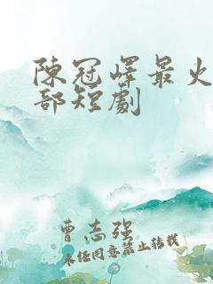 陈冠峄最火的十部短剧