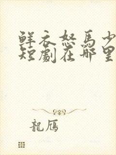 鲜衣怒马少年郎短剧在哪里看
