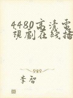 4480高清电视剧在线播放