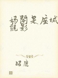 妈阁是座城免费观影