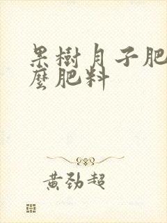 果树月子肥施什么肥料