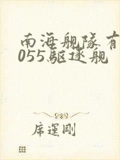 南海舰队有几艘055驱逐舰