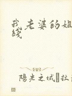 我老婆的姐姐在线