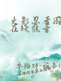 火影忍者国语 在线观看