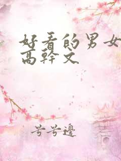 好看的男女主双高干文