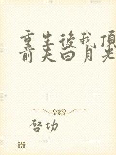 重生后我顶替了前夫白月光有声书 重生后我顶替了前夫白月光有声书