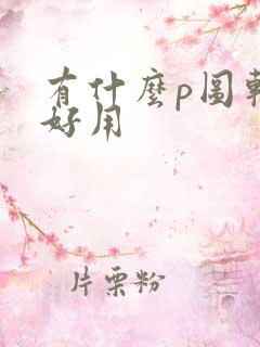 有什么p图软件好用