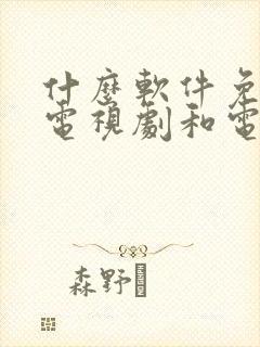 什么软件免费看电视剧和电影