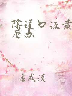 阴道口流黄脓怎么办