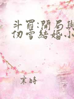 斗罗:开局与千仞雪结婚小说全文