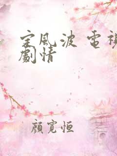 定风波 电视剧剧情