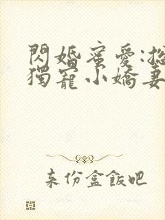 闪婚蜜爱:总裁独宠小娇妻