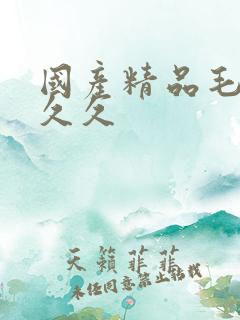 国产精品毛片久久久