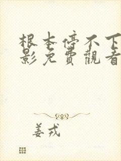 根本停不下来电影免费观看包贝尔在线观看