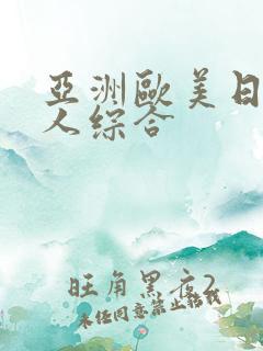 亚洲欧美日韩成人综合